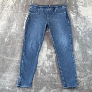 Spanx Women's Jeans Size L High Waist Dark Wash